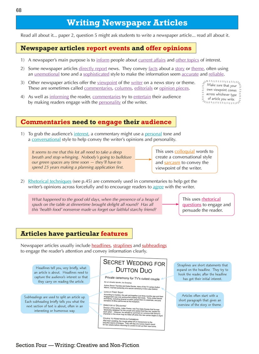 null - GCSE English Language AQA Revision Guide - includes Online Edition and Videos - Image 1