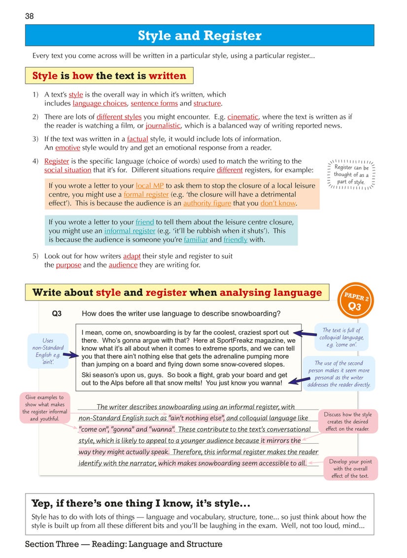 null - GCSE English Language AQA Revision Guide - includes Online Edition and Videos - Image 1