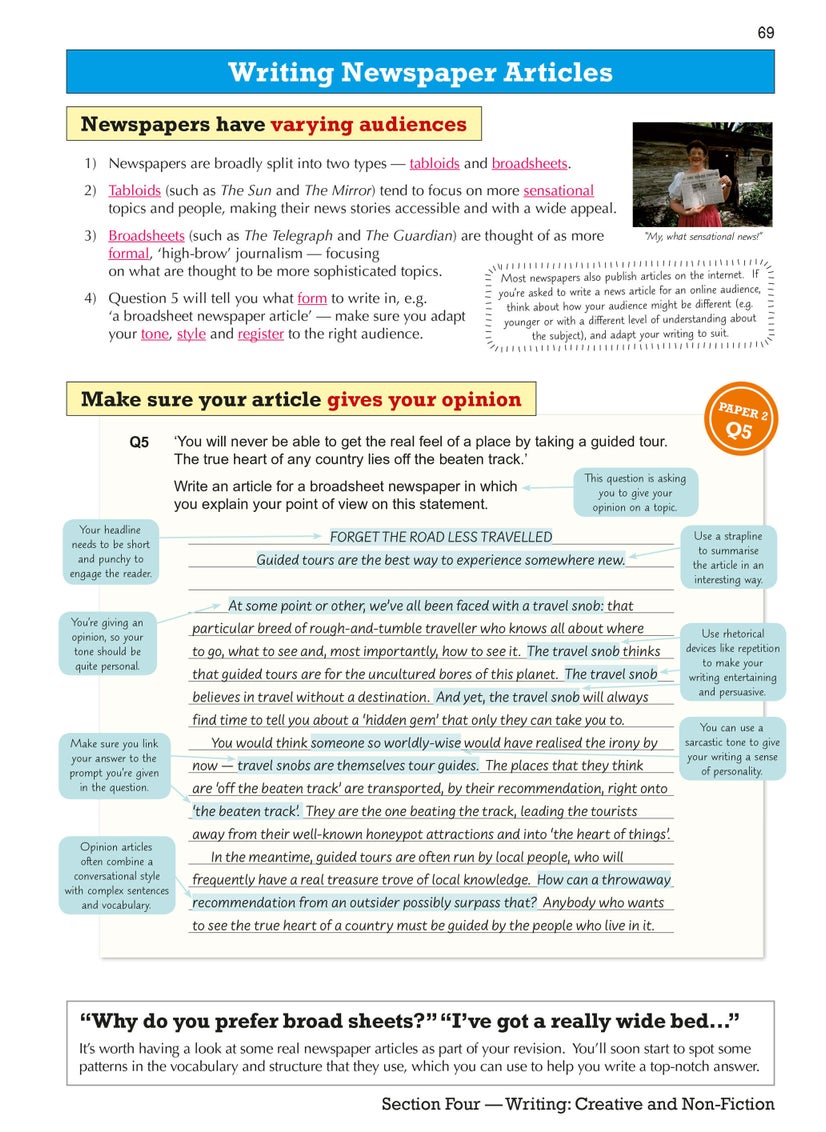 null - GCSE English Language AQA Revision Guide - includes Online Edition and Videos - Image 1