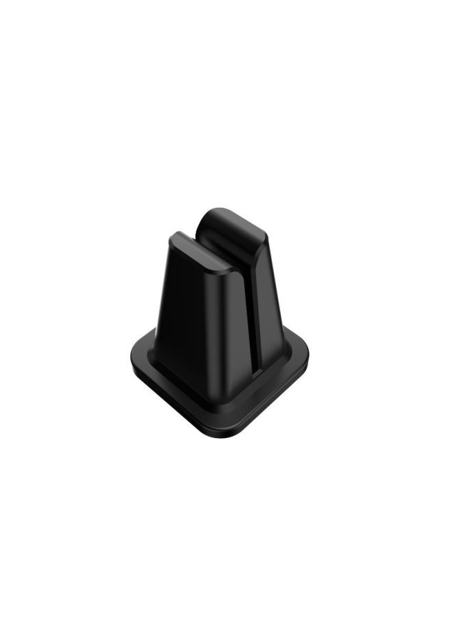 Car Mobile Phone Bracket Air Outlet Special Silicone Foot Silicone Clip Square Clip Stainless Steel Hardened Shrapnel-Color:Square Silicone Foot - Image 1