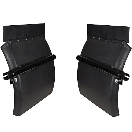 BST BSSP Poly Quarter Fenders for Semi Trucks Black 24x24 Mud Flap HangersTube Bracket Mounting Hardwarefor RightLeft Side Pair Set Quarter Fender Kit - Image 1