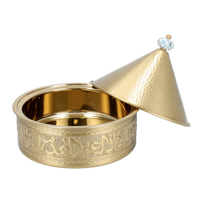 لا ميسا طبق تقديم مع سخان ستانلس ستيل - 29*29*29 سم - لا ميسا - Image 2