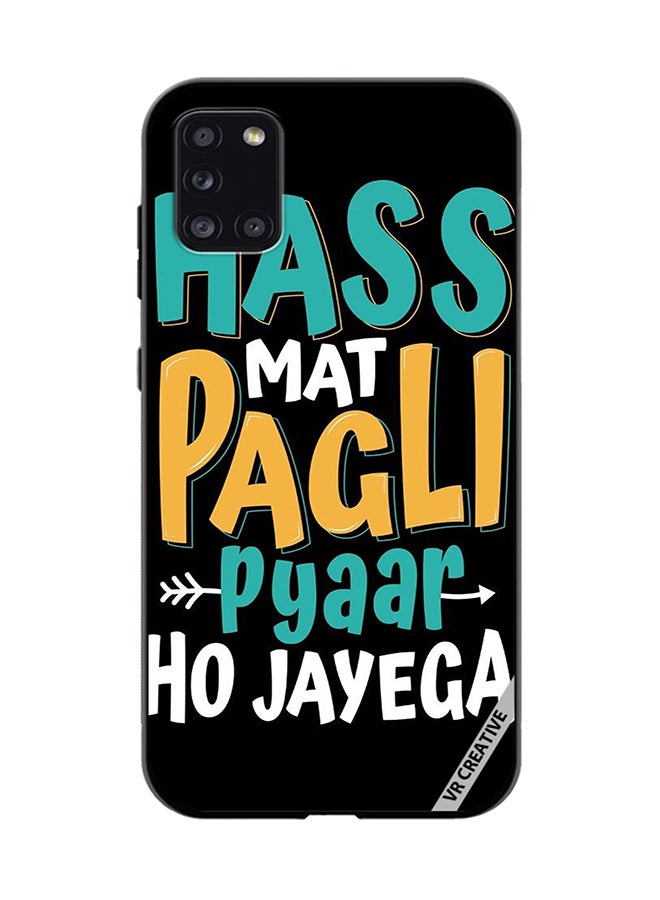 VR CREATIVE Protective Case Cover For Samsung Galaxy A31 Hans Mat Pagli Design Multicolour - Image 1