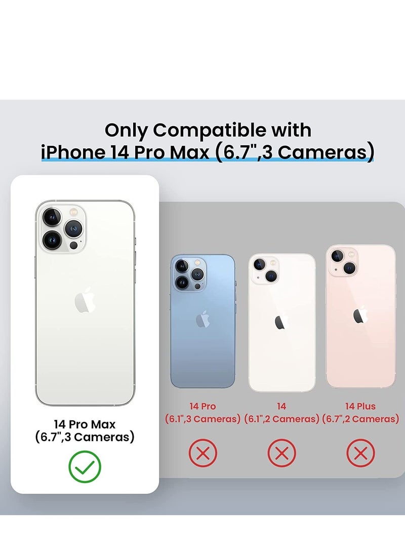 Raxoom Designed for iPhone 14 Pro Max Case, Silicone Phone Case with [2 Screen Protectors] + [2 Camera Lens Protectors] and Soft Anti-Scratch Microfiber Lining Inside, 6.7 inch, White - Image 5