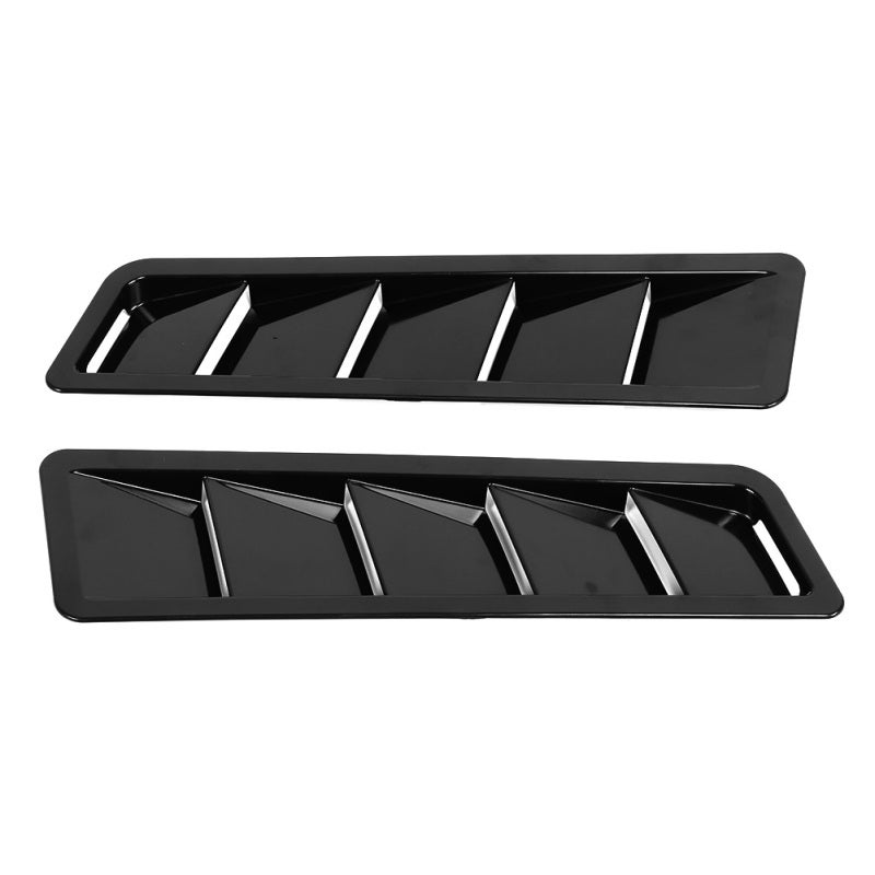 Hood Air Intake: ABS Plastic Trim, Heat-resistant Durable - Muscular Appearance Bonnet Louver for Engine Heat Dissipation, Universal Car Exterior Decoration - Image 1