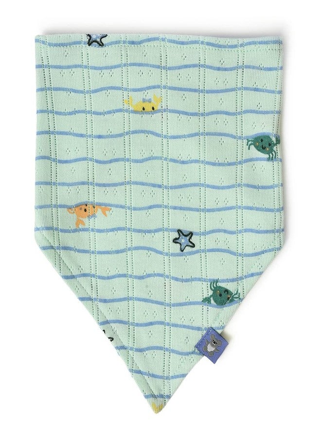 Mi Arcus Cotton Printed Triangle Feeding Bib for for Baby/Girl/Boy/Kids/Newborn/Pack of 2 for 0-3 Months - Image 4