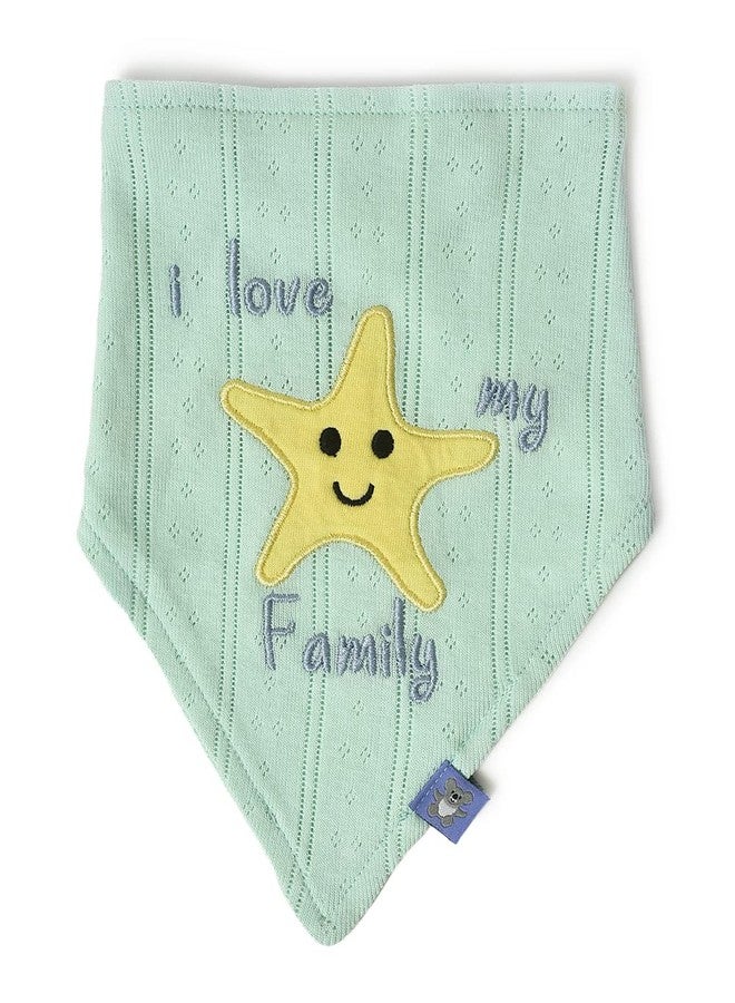 Mi Arcus Cotton Printed Triangle Feeding Bib for for Baby/Girl/Boy/Kids/Newborn/Pack of 2 for 0-3 Months - Image 3
