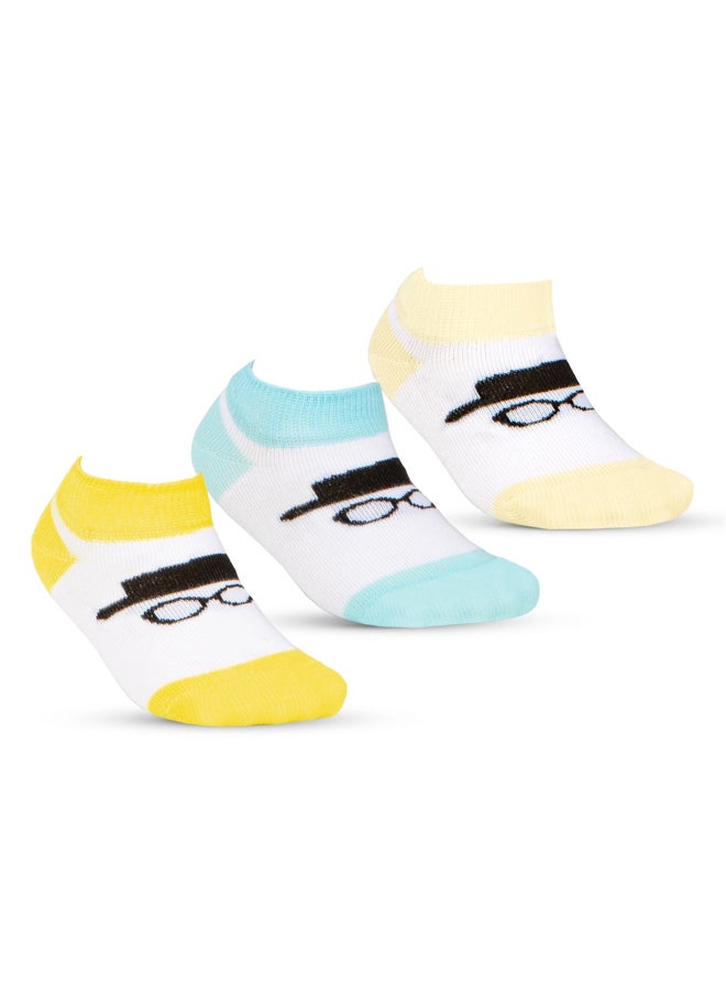 STITCH Baby Pack of 3 Lycra Ankle Socks  - Image 1