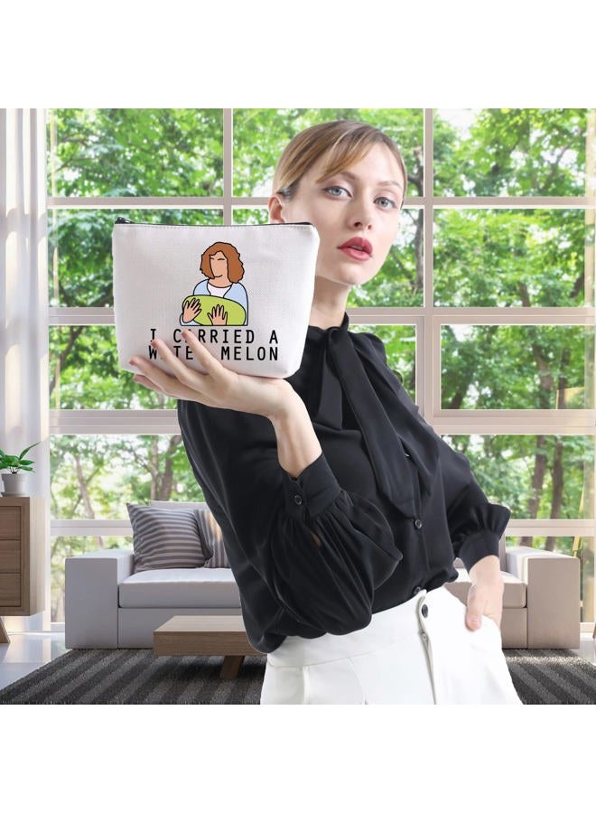 WCGXKO Dance Dirty Inspired Makeup Bag Dancing Gift Watermelon Lover Gift 80s Movie Zipper Pouch (WATERMELON) - Image 5