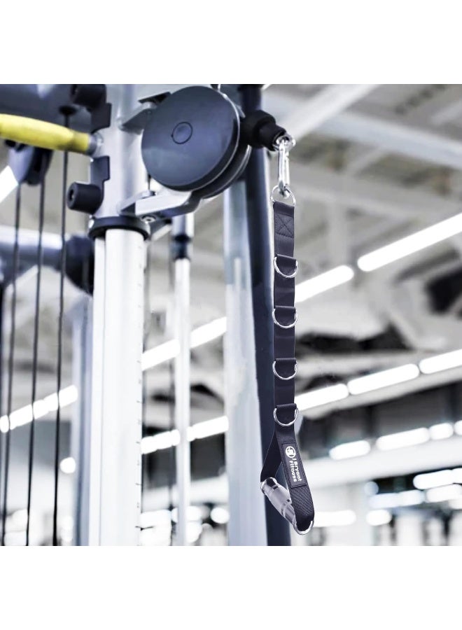 J Bryant J Bryant Fitness Metal Gym Handles Multi D-Ring Handle Heavy Duty Aluminum Alloy Handle Grips Durable Workout Handles for Pulley LAT Pull Down System  - Image 5