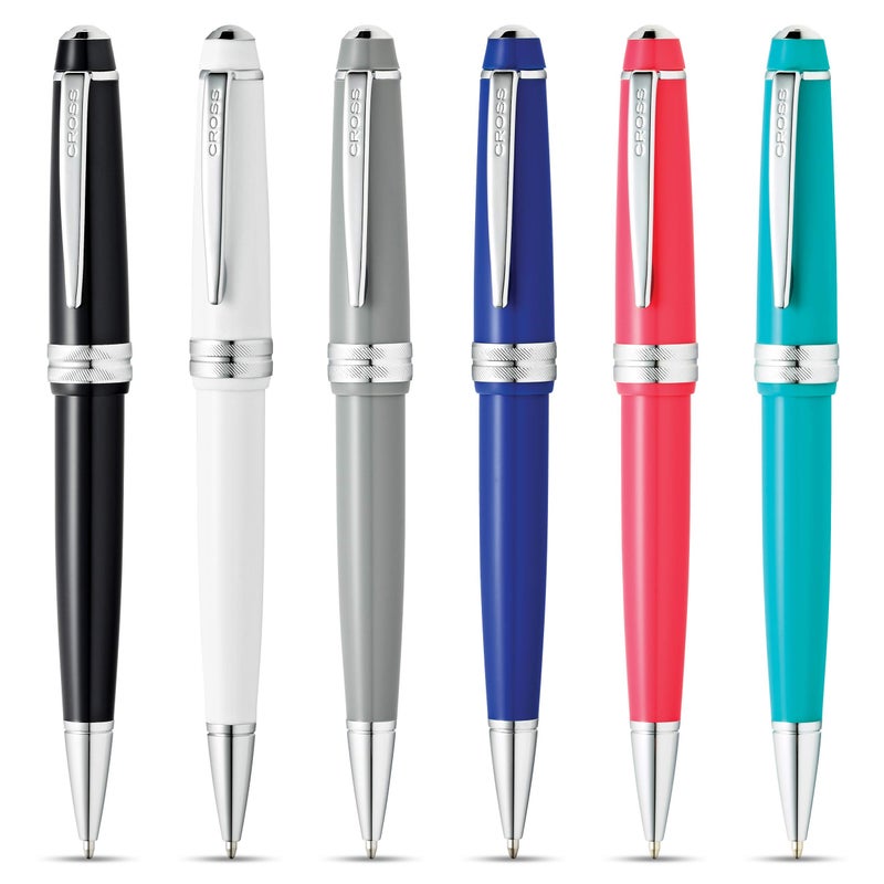 Cross Bailey Light Refillable Ballpoint Pen Presented in a Everyday Gift Box - Medium Point, Black Ink, Polished Gray - Image 4