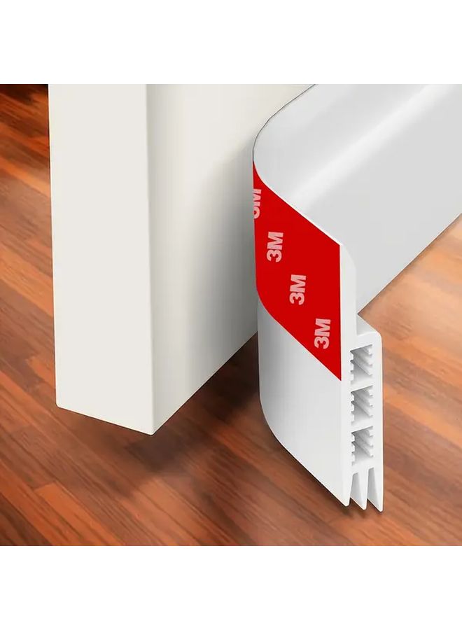 Black Door Draft Stopper Adjustable Weather Seal For Insulation And Noise Reduction - Image 3