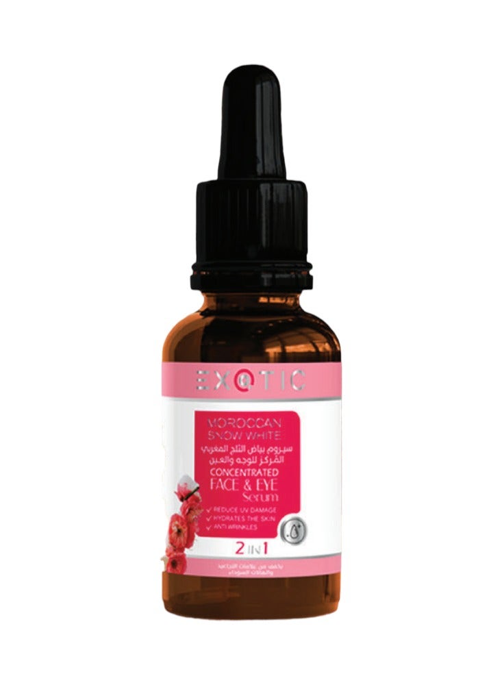 Exotic Moroccan Snow White Face and Eye Serum 30 ml - Image 1