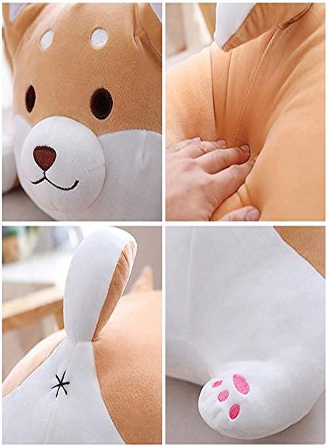 sofipal Shiba Inu Dog Plush Pillow, Soft Cute Corgi Stuffed Animals Doll Toys Gifts for Valentine, Christmas, Birthday, Bed, Sofa Chair (Brown Round Eye, 21.3in) - Image 5