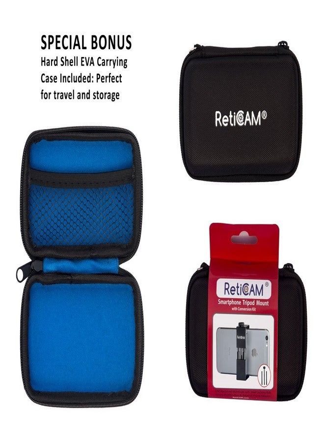 RetiCAM Smartphone Tripod Mount - Metal Universal Smart Phone Tripod Adapter Including Both Standard and XL Mounting Kits - Image 2