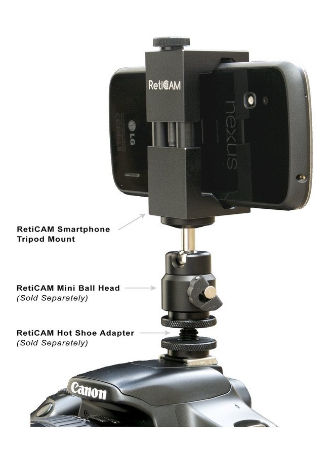 RetiCAM Smartphone Tripod Mount - Metal Universal Smart Phone Tripod Adapter Including Both Standard and XL Mounting Kits - Image 5