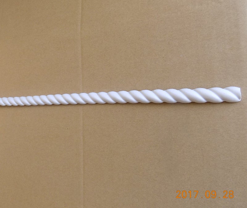 zhangbl Home Wall Door Flexible Molding Trim Cabinet Edge Rope Mouldings 0.6inch (1.5cm) W x 115inch (L) x Thickness 0.27 inch - Image 4