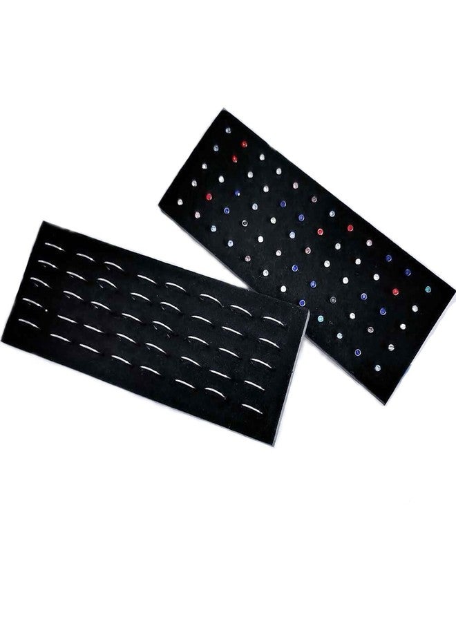 تورنيتو مجموعة تورنيتو من 100 قطعة من حلقات الأنف المصنوعة من الفولاذ المقاوم للصدأ، مرصعة بأحجار الزركونيا المكعبة متعددة الألوان، مناسبة لثقب الجسم والأنف، مقاس 2 مم و20 غرام. - Image 5