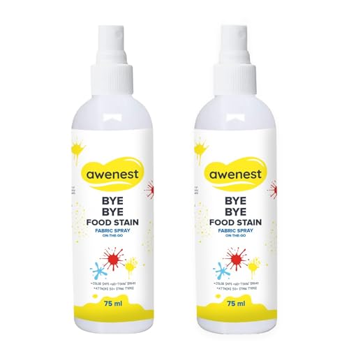 awenest Bye Bye Stain - Instant Stain Remover Fabric Spray | Toxin-free | 50+ Stains | Easy to Carry | Plant-based | Pack of 2 - Image 1
