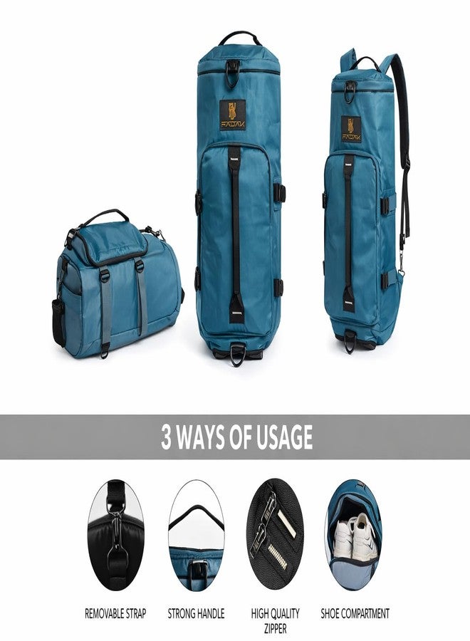 Fadak Backpack Carry Luggage,Small Imported Lightweight Waterproof Duffle Bag, Rucksack Travel Bag,Riding Luggage Bag,zym Bag, (Navy Green) - Image 3