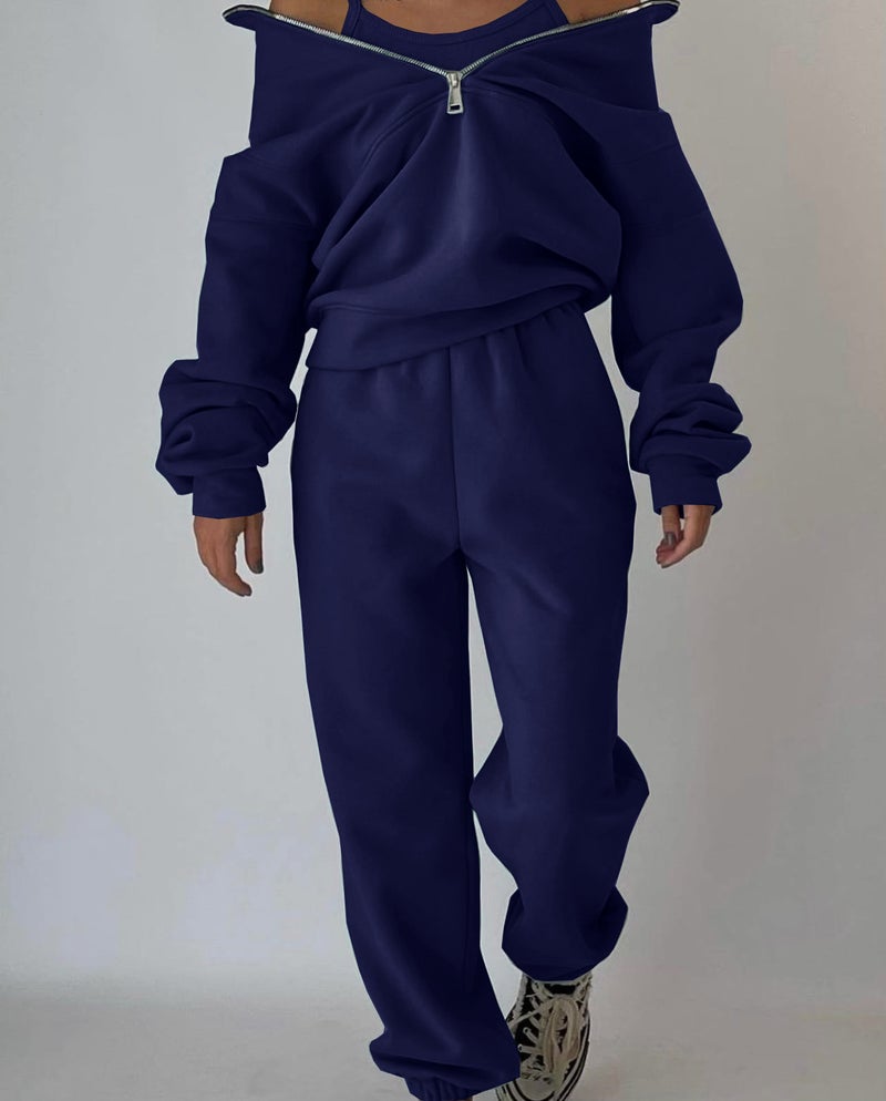 New Fashion Fleece Sports and Leisure Suit for Women