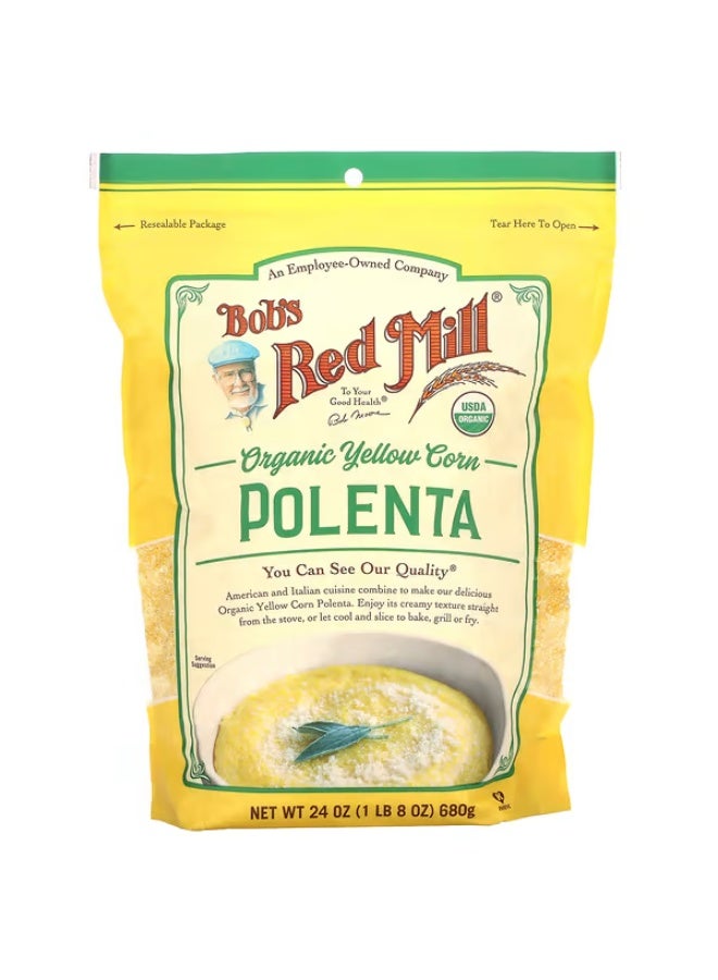 بوبز ريد ميل بوبس ريد ميل، بولينتا الذرة الصفراء العضوية، 24 أونصة (680 جم)