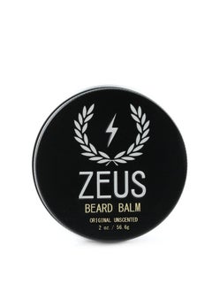 Zeus ZEUS Beard Balm Leave-In Conditioner, Beard Styling Grooming Balm with Natural Beeswax & Shea Butter (MADE IN USA) 2 oz. Unscented  - Image 1