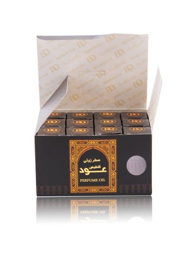 بانافع عطر عود النفيس زيتي12قطعة 3 مل - Image 2