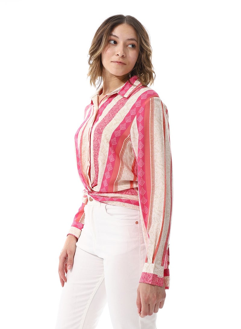 Coctail 5684-blouse-fuchia  - Image 2
