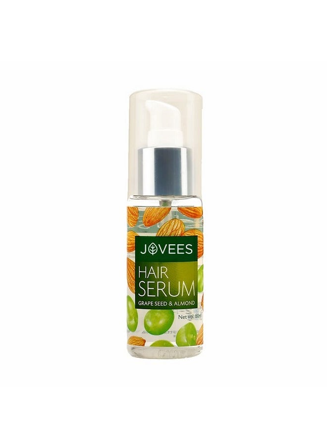 Jovees - Herbal Hair Serum Grape Seed And Almond For Frizzy Hair Prevents Hairfall For Men & Women (60Ml) - Image 1