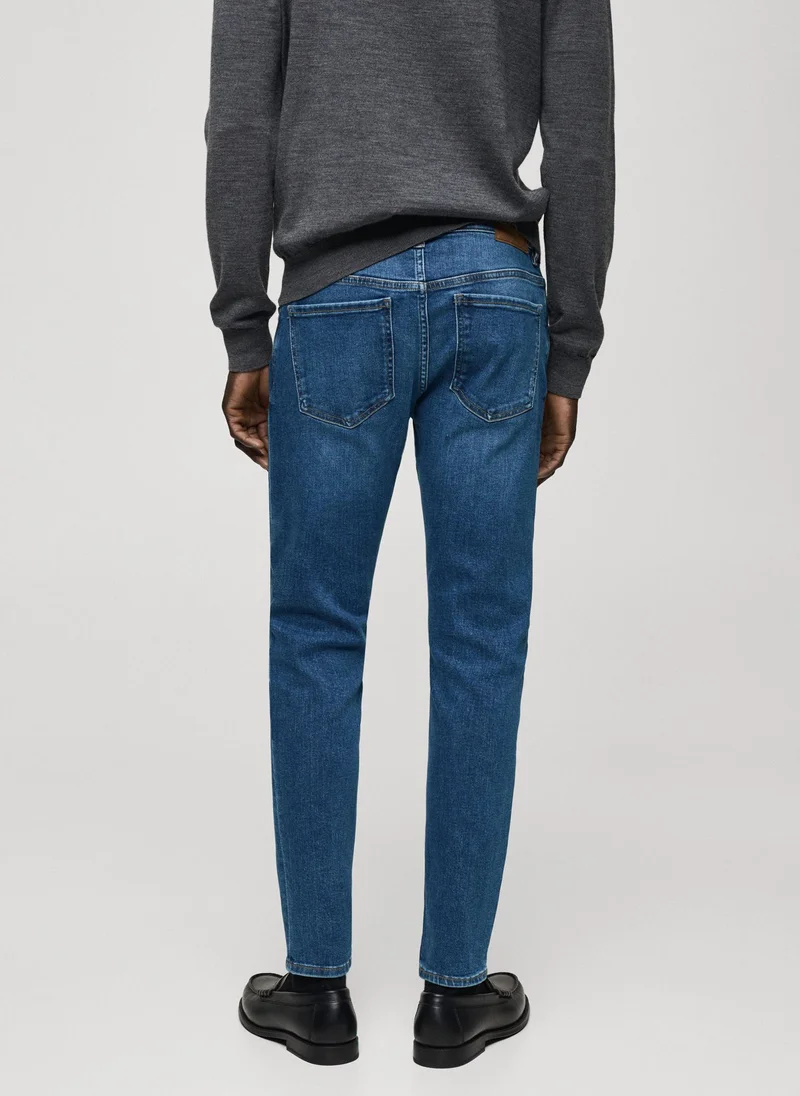 مانجو مان Mid Wash Skinny Fit Jeans