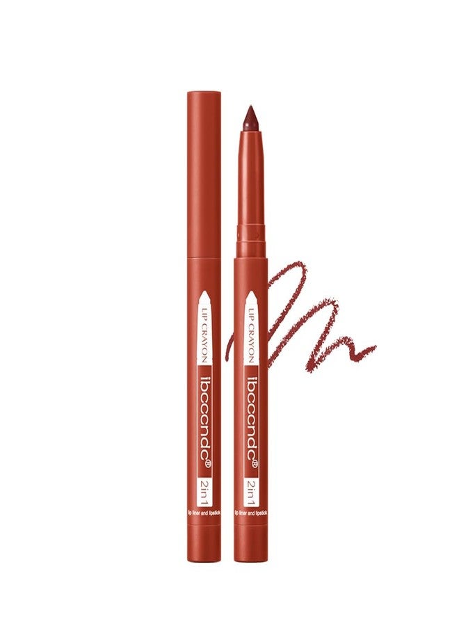 MYUANGO 12 Colors Matte Lip Liner Pencil, Waterproof Lasting Lip Crayon, Natural Vegan Lip Liner Set with Sharpener for Women (09) - Image 1