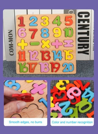 Children's wooden toys,Montessori Toys, Suitable For Boys And Girls Aged 3+. 9 Pcs Children's Wooden Toys, Children's Toys, Educational Learning Toys For Preschoolers Aged 3-6, Suitable For Children Aged 3+, Birthday Gifts, And Early Development Toys.Assorted - view 2