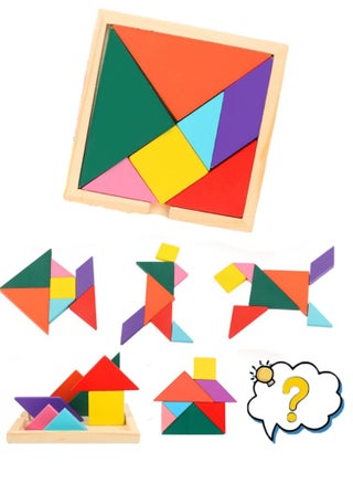 Children's wooden toys,Montessori Toys, Suitable For Boys And Girls Aged 3+. 9 Pcs Children's Wooden Toys, Children's Toys, Educational Learning Toys For Preschoolers Aged 3-6, Suitable For Children Aged 3+, Birthday Gifts, And Early Development Toys.Assorted - view 3