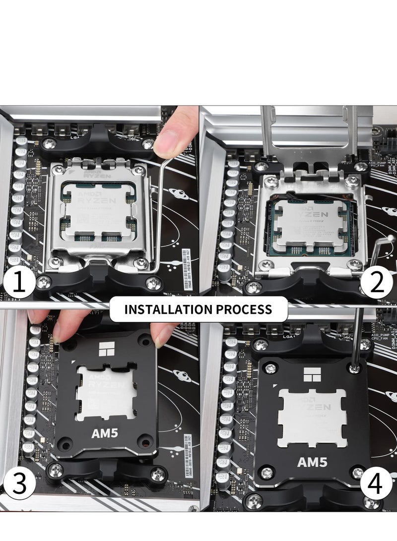 AM5 CPU Holder, Corrective Anti-Bending Fixing Frame, AM5 Full-fit Fixed Non-Marking Mounter, AM5 Anti-Bending Contact Frame, CPU Cooler Standard  - Image 5