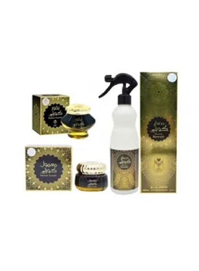 ALMAS Kuwaiti Maamoul 60g Kuwaiti Incense 40g Kuwaiti Air Freshener 480ml - Image 1