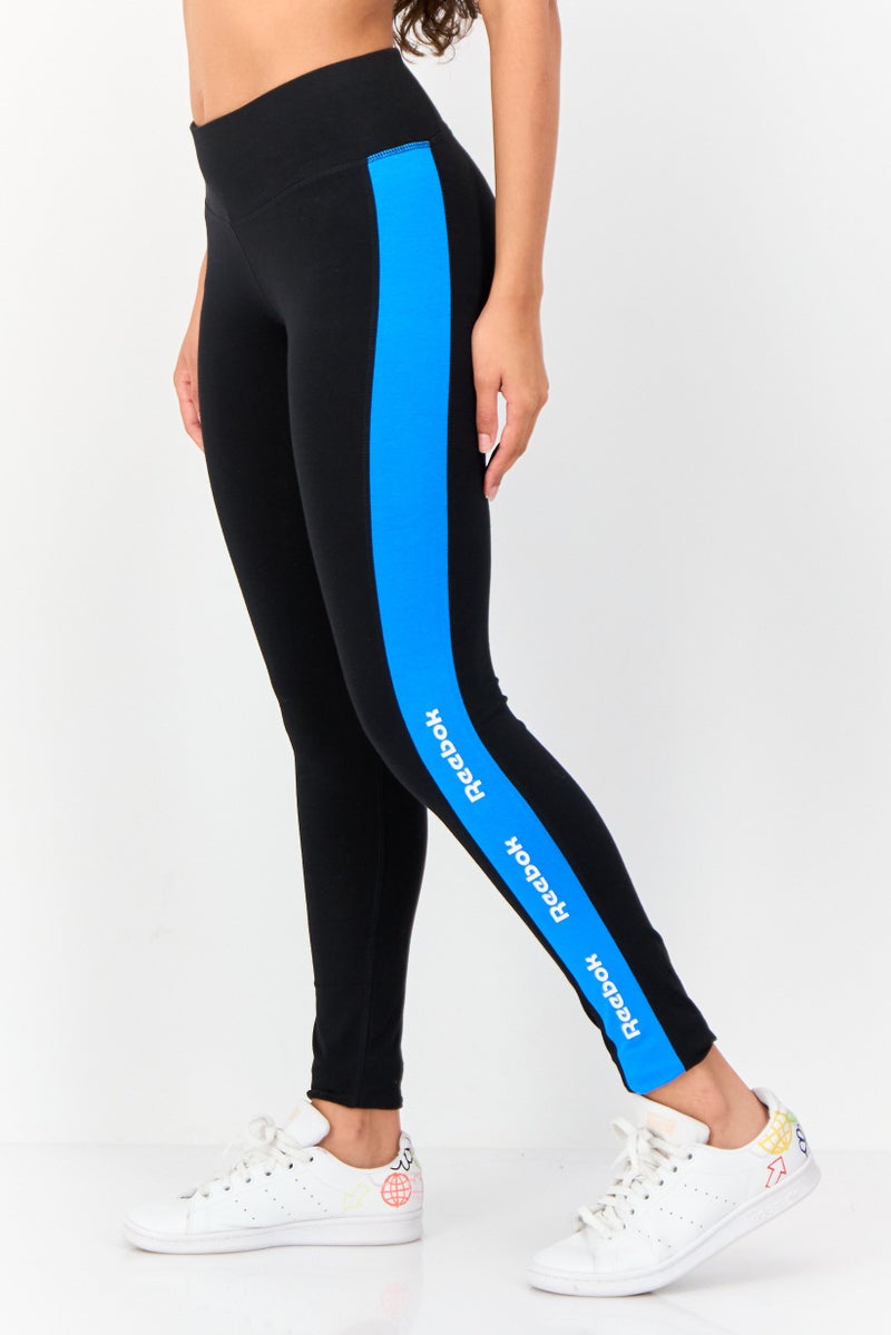 Reebok سروال ليجنغ رياضي نسائي مناسب للتدريب، أسود - Image 3