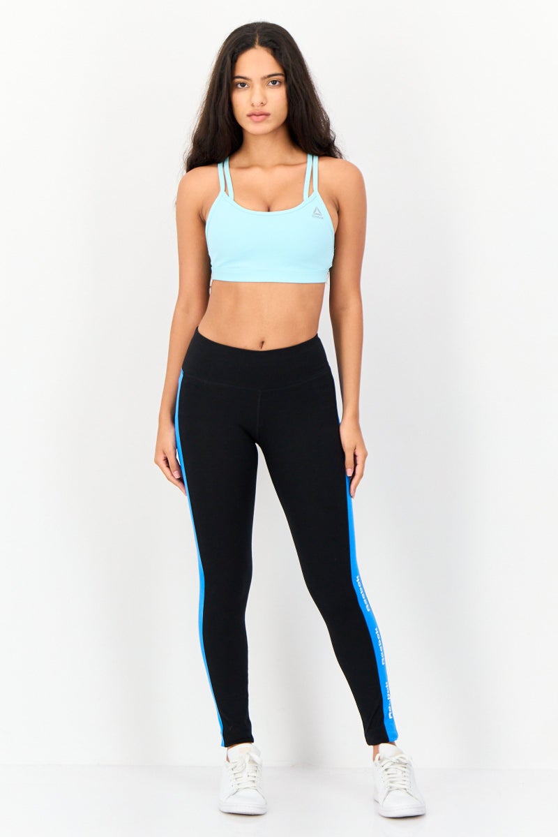 Reebok سروال ليجنغ رياضي نسائي مناسب للتدريب، أسود - Image 4