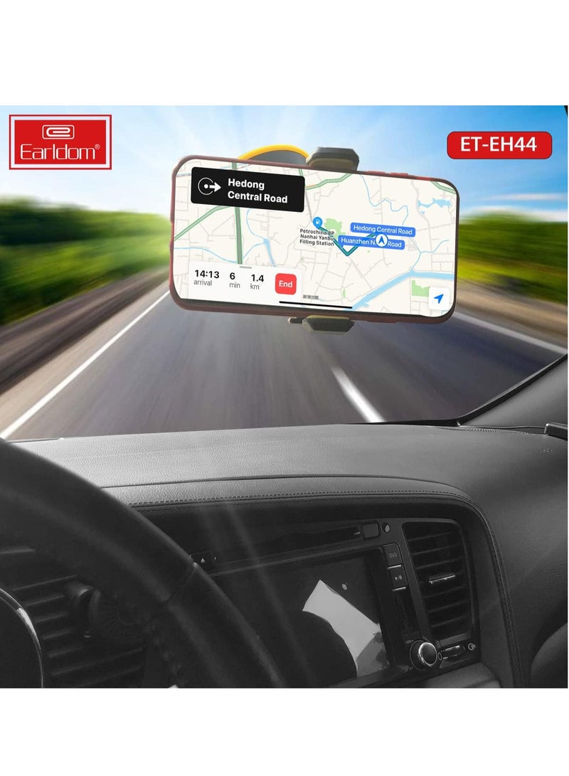 EARLDOM 360 Degree Free Rotation Universal Car Holder Black and Yellow EH-44 - Image 3