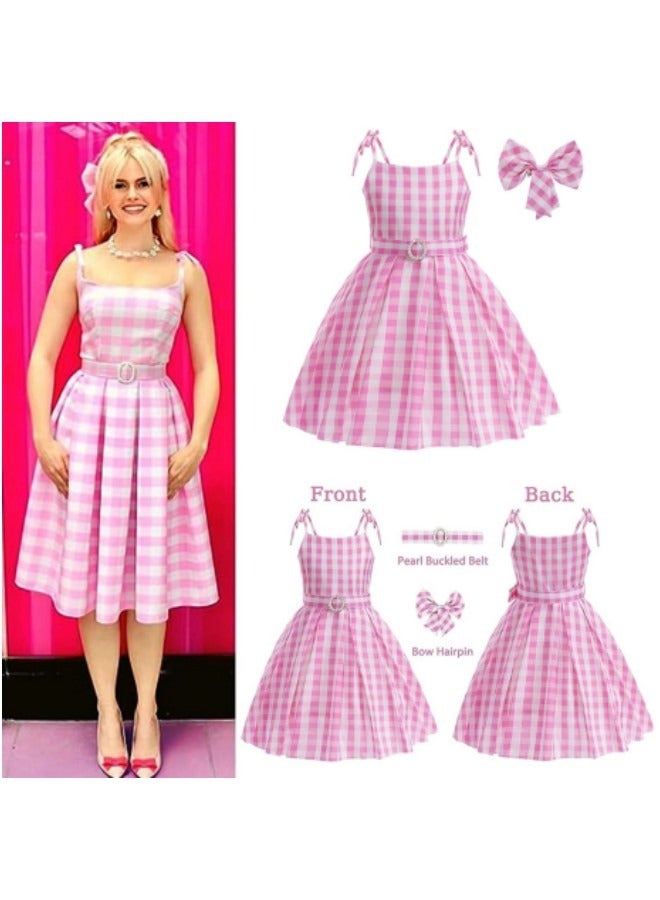 Bar-bie Costume Dress for Kids, Movie Heroine Cosplay Costumes - Image 3