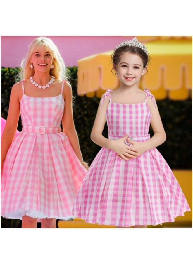 Bar-bie Costume Dress for Kids, Movie Heroine Cosplay Costumes - Image 2