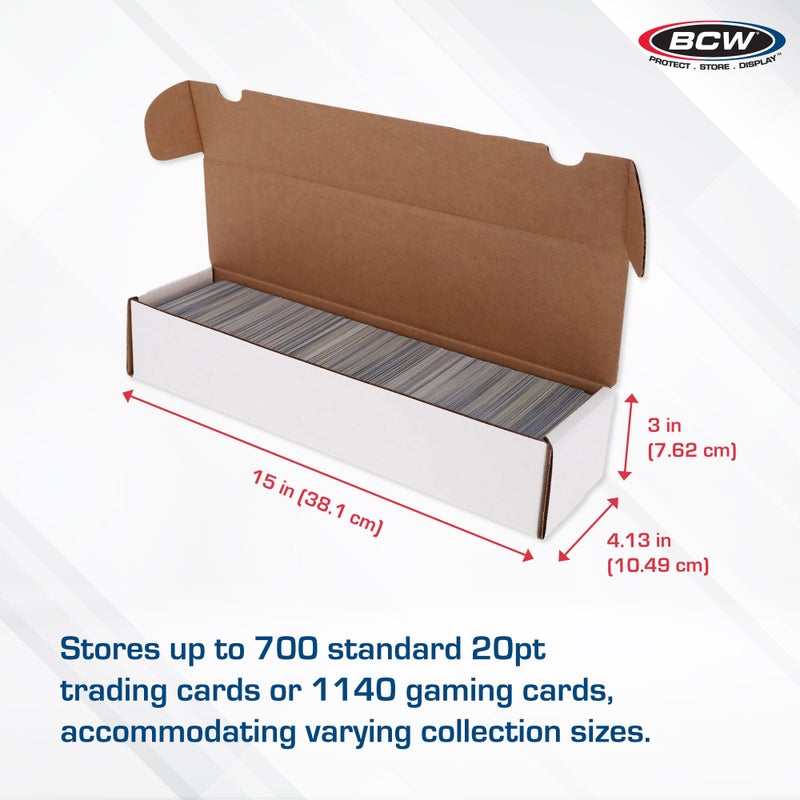 BCW 800ct Trading Card Storage Boxes - 3 Pack | Organizer for Sports Cards, MTG, Pokemon, and Card Games - Image 3