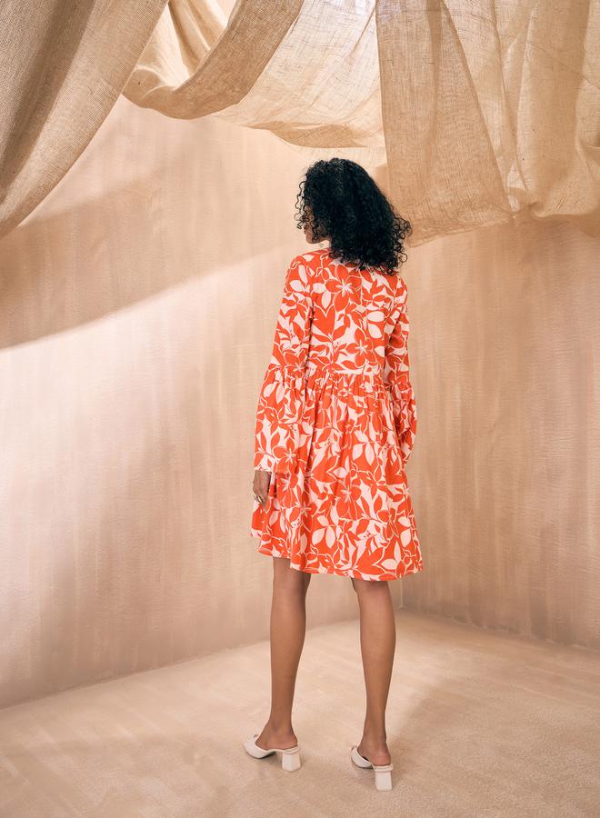SASSAFRAS Floral Print Dress  - Image 5