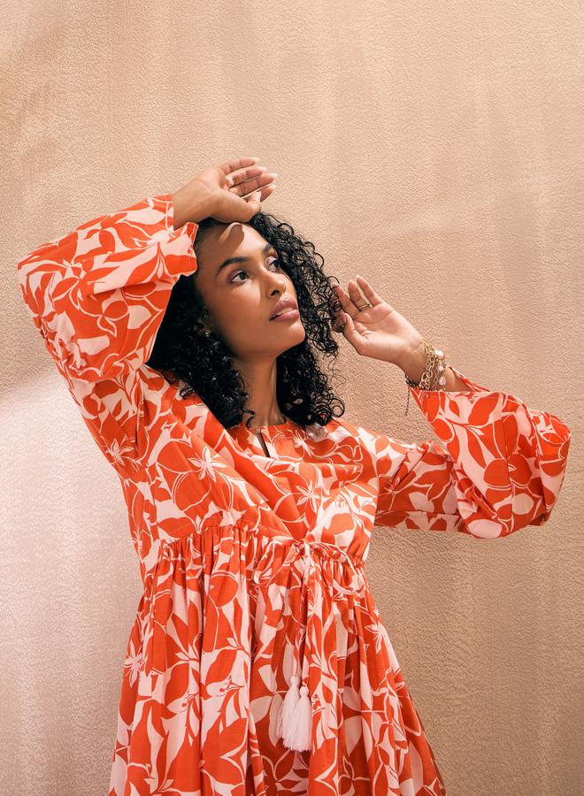 SASSAFRAS Floral Print Dress  - Image 2