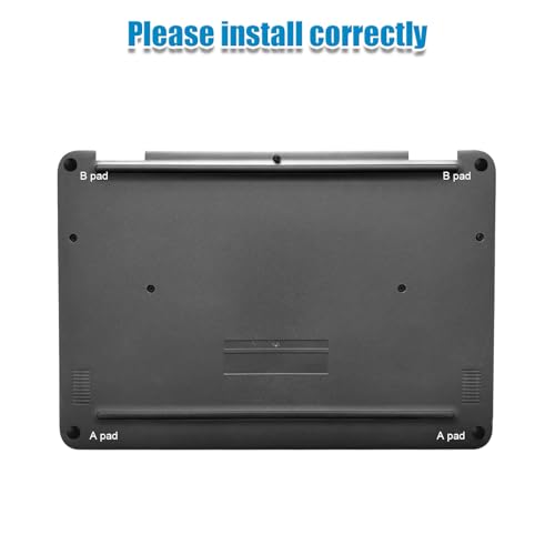 Lasuroa 4-Pack Laptop Case Bottom Rubber Feet Pads for Microsoft Surface Laptop 3/4/5, Diameter 0.35in, Black - Image 4