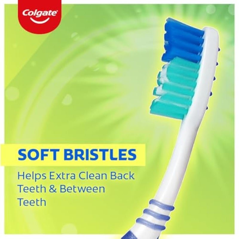 Colgate Extra Clean Toothbrush, Soft Bristle Toothbrush Combo Pack Offer - Medium (Pack of 6) - Image 4