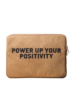 JML 14 inch 13.3 laptop liner kraft paper computer bag retro original simple letters literary lightweight and thin  - Image 1