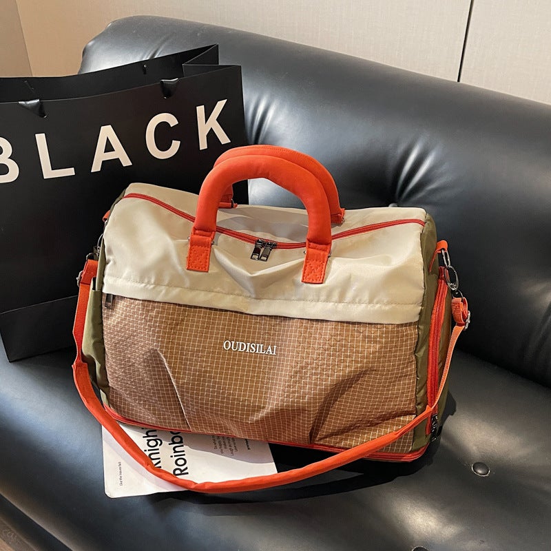 Large Capacity Expandable Travel Tote with Shoe Compartment, Waterproof and Scratch-Resistant, Wet and Dry Separation, for Gym and Short Trips - Image 4
