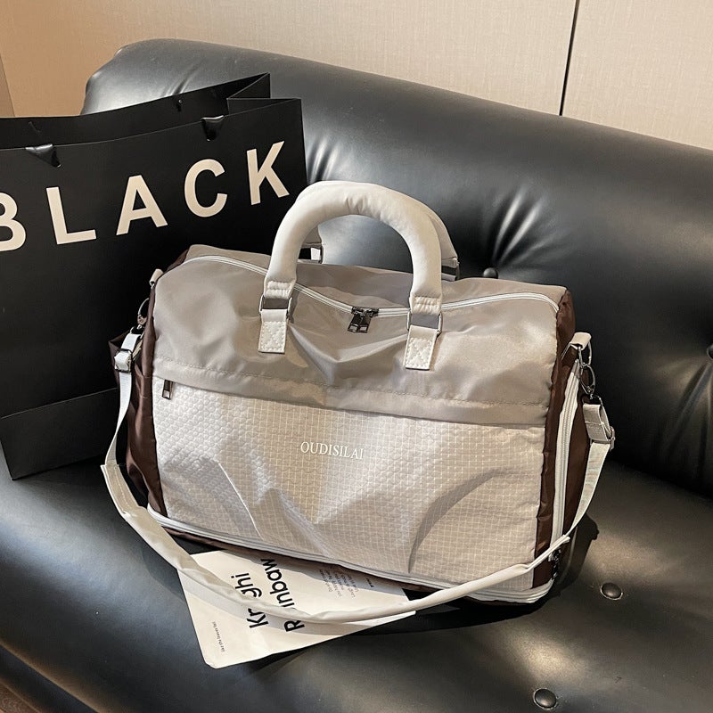 Large Capacity Expandable Travel Tote with Shoe Compartment, Waterproof and Scratch-Resistant, Wet and Dry Separation, for Gym and Short Trips - Image 5