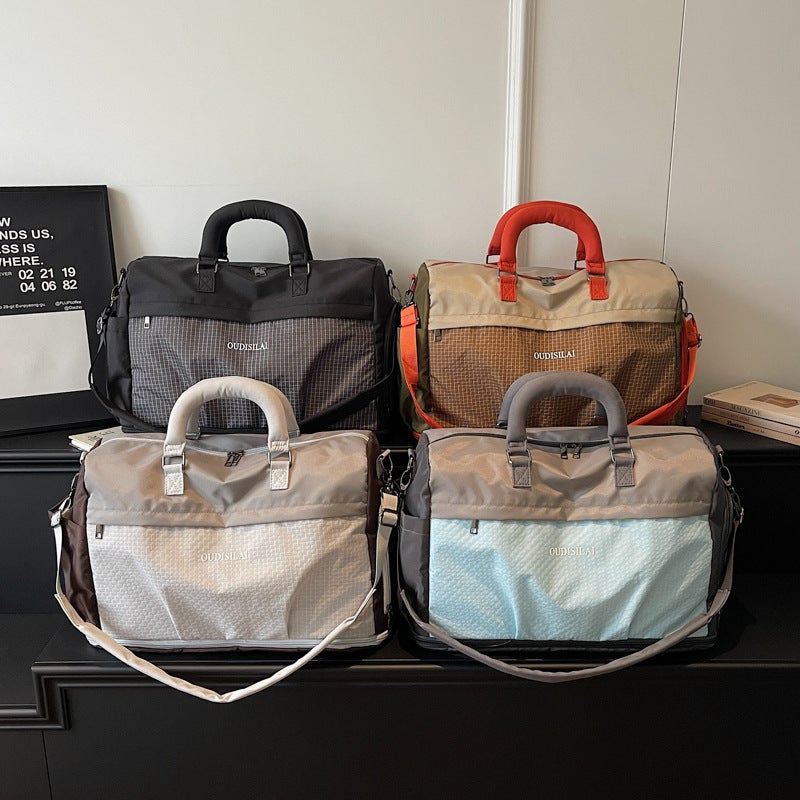 Large Capacity Expandable Travel Tote with Shoe Compartment, Waterproof and Scratch-Resistant, Wet and Dry Separation, for Gym and Short Trips - Image 2